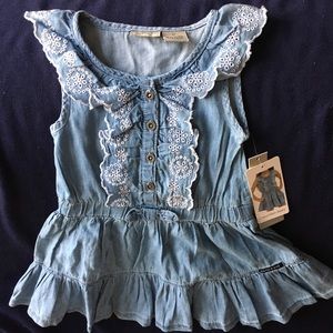 Calvin Klein denim girls dress size 3T